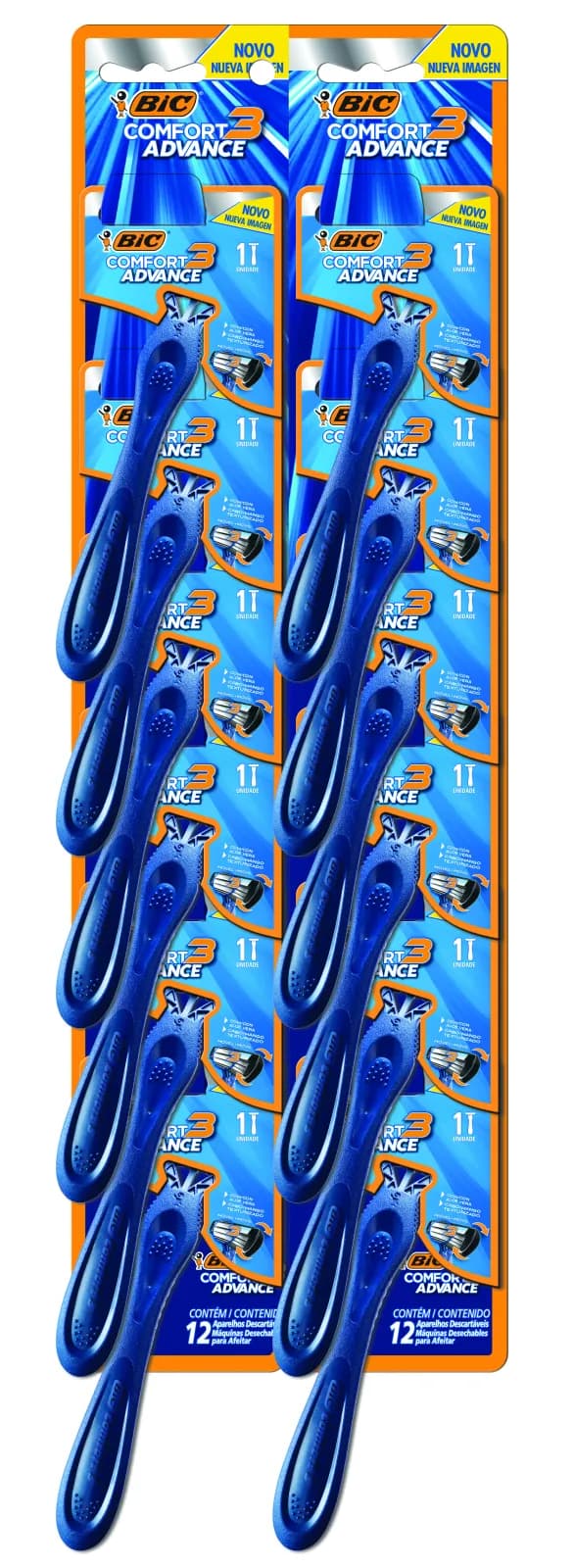 AFEITADORA BIC COMFORT 3 ADVANCE NORMAL CARTELA X1