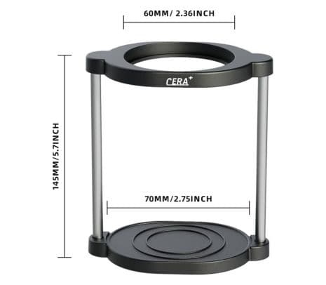 CERA+ SD01 SOPORTE PORTATIL PARA CAFETERA BLACK