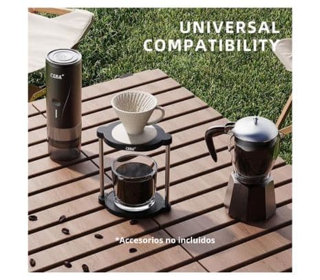 CERA+ SD01 SOPORTE PORTATIL PARA CAFETERA BLACK - 5