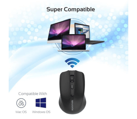 PROMATE CLIX-8.BLACK MOUSE INALAMBRICO NEGRO - 3
