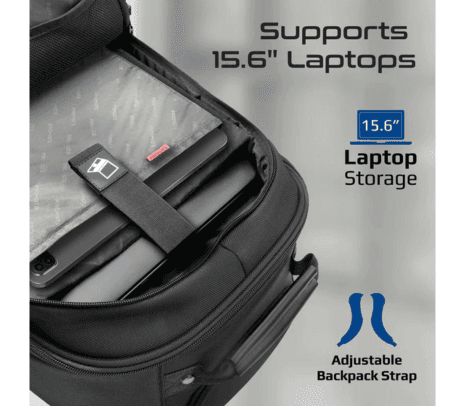 PROMATE COMPACT-TR MOCHILA CON RUEDAS P/LAPTOP HATSA 15.6" - 2