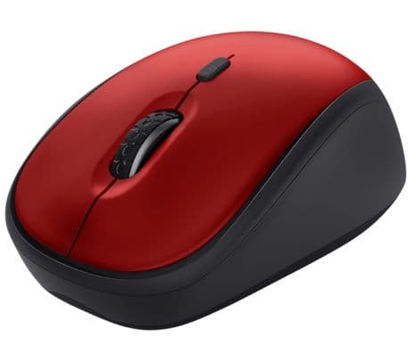 TRUST 24550 MOUSE YVI+ SILENT ECO RED INAL - 2