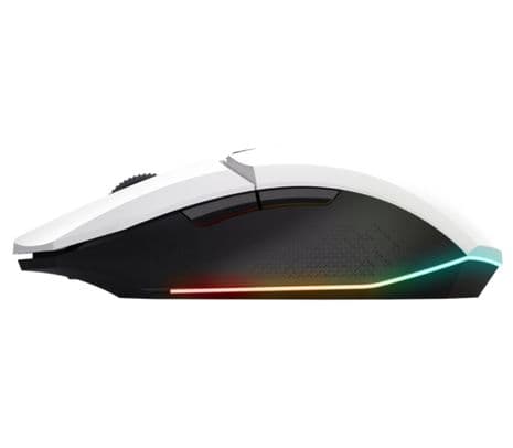 TRUST 25069 MOUSE GAMING GXT110 FELOX WHITE CON LED INAL - 3
