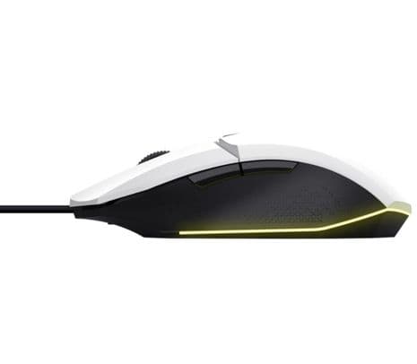 TRUST 25066 MOUSE GAMING GXT109 FELOX WHITE CON LED - 3