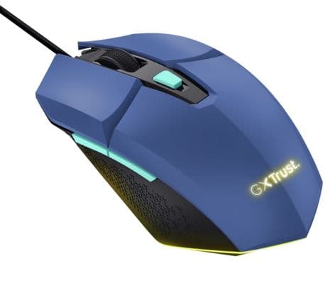 TRUST 25067 MOUSE GAMING GXT109 FELOX BLUE CON LED - 2