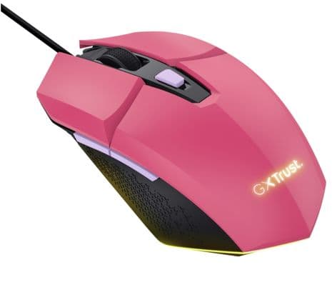 TRUST 25068 MOUSE GAMING GXT109 FELOX PINK CON LED - 2