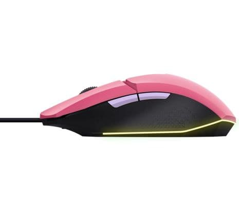 TRUST 25068 MOUSE GAMING GXT109 FELOX PINK CON LED - 3