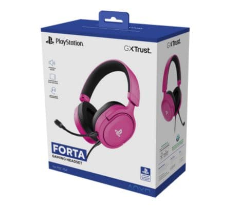 TRUST 25557 HEADSET GAMING GXT498P FORTA PS5 PINK - 2