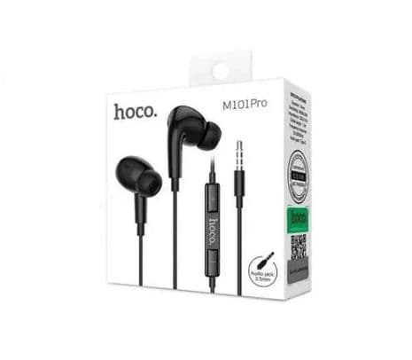 HOCO M101 EARPHONES C/MIC 3.5MM BLACK - 2