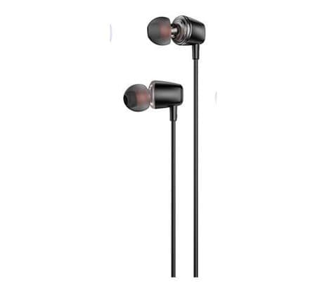 HOCO M107 EARPHONES DISCOVERER C/MIC 3.5MM BLACK - 3