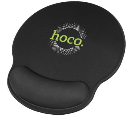 HOCO GM30 MOUSE PAD POLAR FOX C/APOYA MUÑECAS EN GEL BLACK