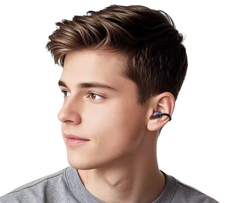 HOCO EA5 EARPHONES DUKE III TWS OPEN EAR AIR CONDUCTION CLIP-ON BK - 2