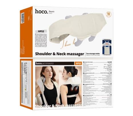 HOCO HP52 MASAJEADOR CUELLO Y HOMBROS BEIGE - 5