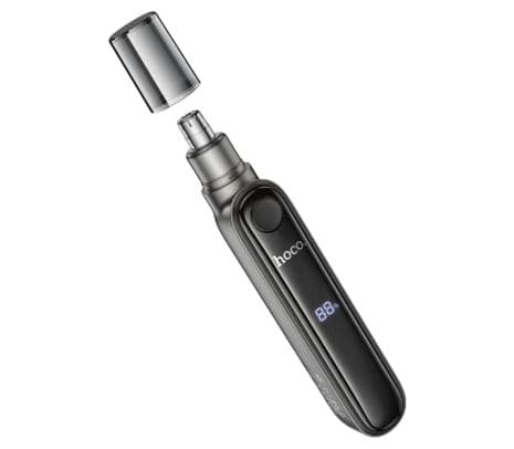 HOCO HP33 CORTADORA DE VELLO NASAL INALAMBRICA METAL GRAY