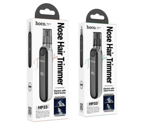 HOCO HP33 CORTADORA DE VELLO NASAL INALAMBRICA METAL GRAY - 2