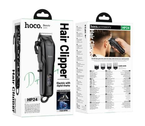 HOCO HP24 CORTADORA DE PELO INALAMBRICA BLACK - 3