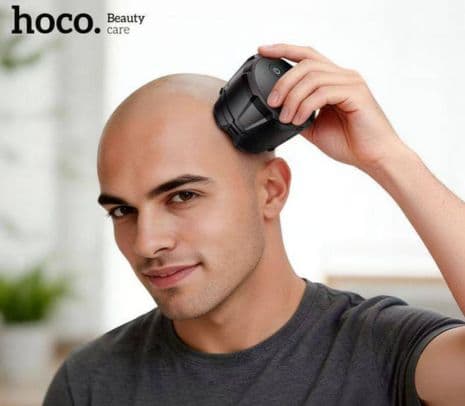 HOCO HP300 AFEITADORA MASCULINA DE 6 CUCHILLAS INALAMBRICA BLACK - 3