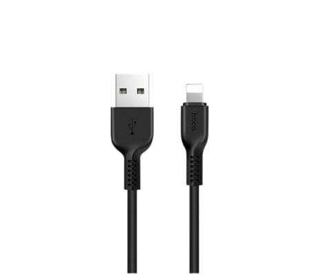 HOCO X20 CABLE FLASH USB-A A LIGHTNING BLACK 2M