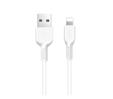 HOCO X20 CABLE FLASH USB-A A LIGHTNING WHITE 2M