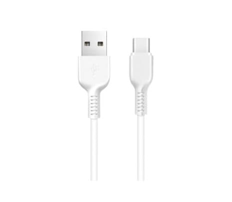 HOCO X20 CABLE FLASH USB-A A USB-C WHITE 3M