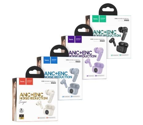 HOCO EQ22 EARPHONES SINGER ANC+ENC TWS CLOUDY WHITE - 2