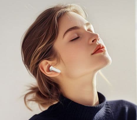 HOCO EQ22 EARPHONES SINGER ANC+ENC TWS CLOUDY WHITE - 3