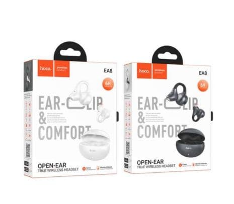 HOCO EA8 EARPHONES CLIP ON TWS METAL GRAY - 2