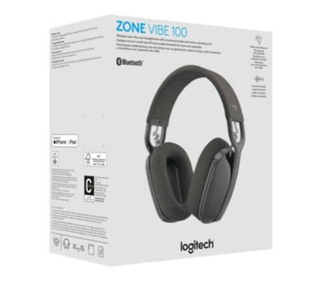 LOGITECH 981-001214 HEADSET ZONE VIBE 100 GRAPHITE BT - 3