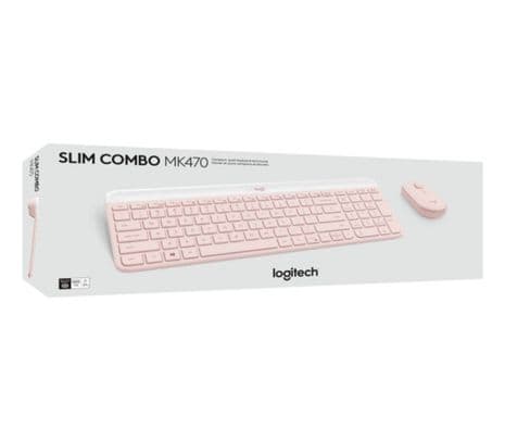 LOGITECH 920-011312 COMBO MK470 ROSE INALAMBRICO** - 2