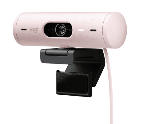 LOGITECH 960-001418 WEBCAM BRIO 500 ROSE AMR USB-C**