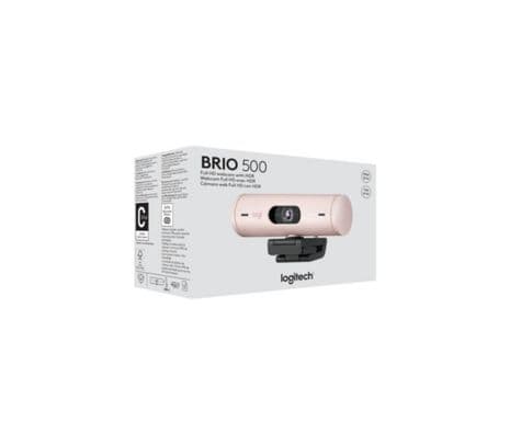 LOGITECH 960-001418 WEBCAM BRIO 500 ROSE AMR USB-C** - 2