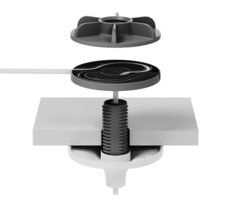 LOGITECH 952-000123 VC SOPORTE COLGANTE PARA MIC POD WHITE - 2