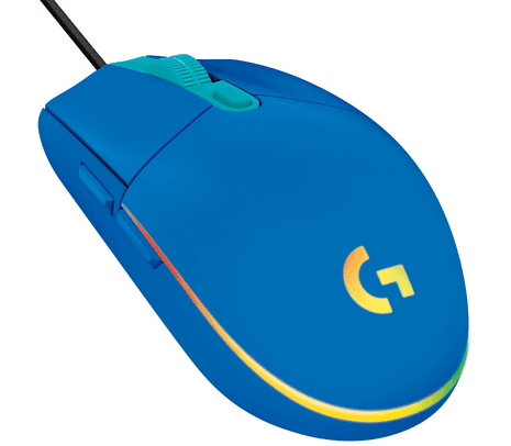LOGITECH 910-005795 MOUSE G203 GAMING BLUE LIGHT USB P/PROMO**