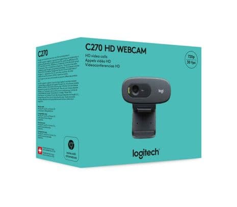 LOGITECH 960-000694 WEBCAM C270 HD USB PARA PROMO** - 2