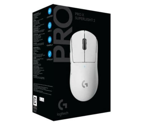 LOGITECH 910-006637 MOUSE PRO X SUPERLIGHT 2 GAMING WHITE INAL - 2