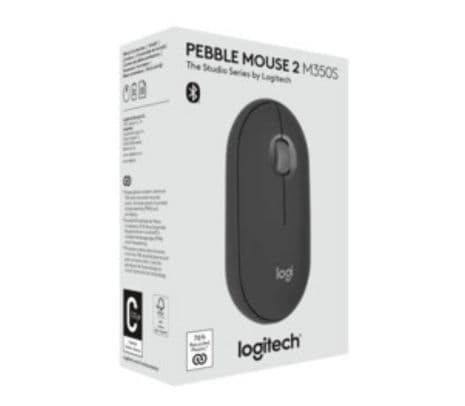 LOGITECH 910-007049 MOUSE M350S PEBBLE 2 GRAPHITE INAL+BT - 2