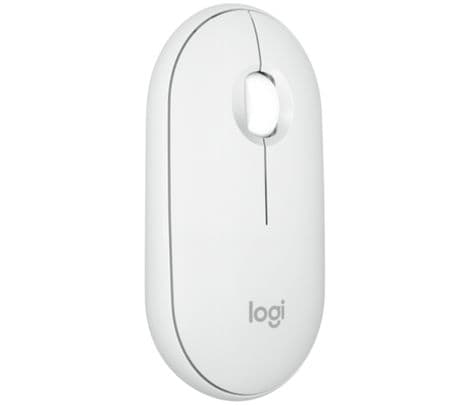 LOGITECH 910-007047 MOUSE M350S PEBBLE 2 OFF WHITE INAL+BT - 4