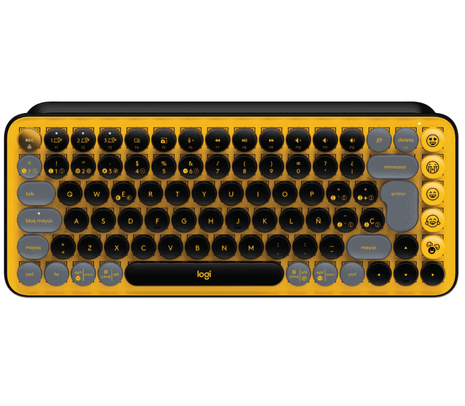 LOGITECH 920-010713 TECLADO POP KEYS BLAST YELLOW INAL+BT P/PROMO**