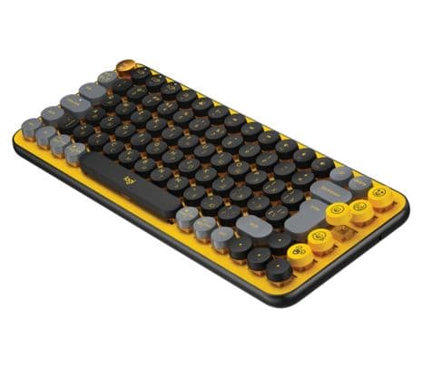 LOGITECH 920-010713 TECLADO POP KEYS BLAST YELLOW INAL+BT P/PROMO** - 3