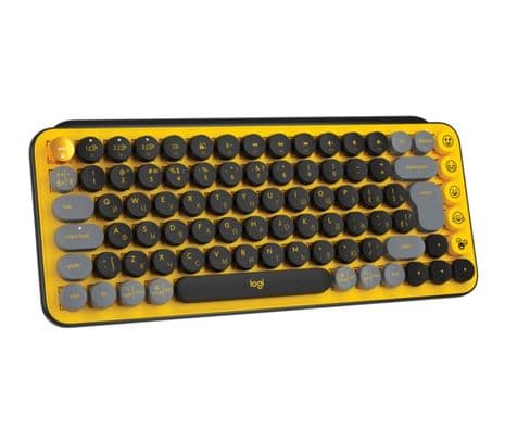 LOGITECH 920-010713 TECLADO POP KEYS BLAST YELLOW INAL+BT P/PROMO** - 4