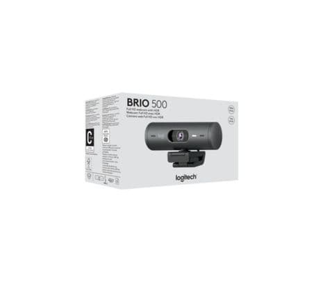 LOGITECH 960-001412 WEBCAM BRIO 500 GRAPHITE AMR USB-C PROMO** - 2