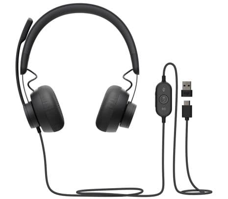LOGITECH 981-000871 VC HEADSET ZONE WIRED USB/USB-C P/TEAMS - 2