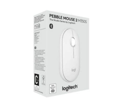 LOGITECH 910-007047 MOUSE M350S PEBBLE 2 OFF WHITE INAL+BT PROMO - 2