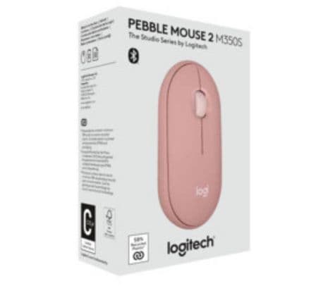 LOGITECH 910-007048 MOUSE M350S PEBBLE 2 ROSE INAL+BT PROMO - 2