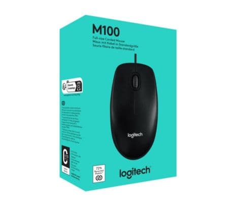 LOGITECH 910-003241/001648/1601 MOUSE M100 OPTICO USB - 2