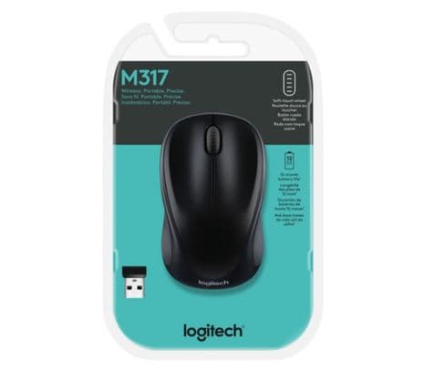 LOGITECH 910-003808/3416 MOUSE M317 BLACK INALAMBRICO - 2