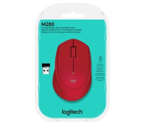 LOGITECH 910-004286 MOUSE M280 ROJO INALAMBRICO - 2