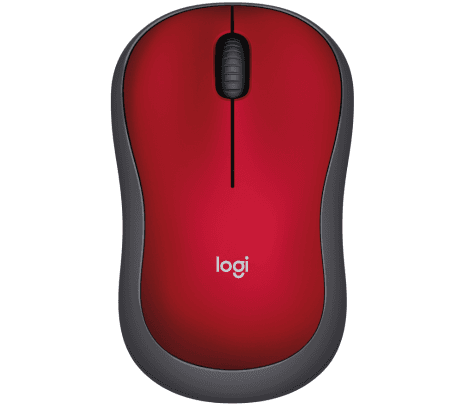 LOGITECH 910-003635 MOUSE M185 ROJO INALAMBRICO