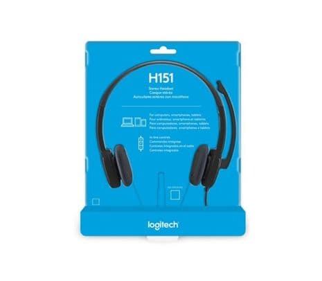LOGITECH 981-000587 HEADSET H151 STEREO 3.5MM - 2
