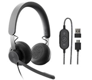 LOGITECH 981-000876 VC HEADSET ZONE WIRED USB/USB-C UC